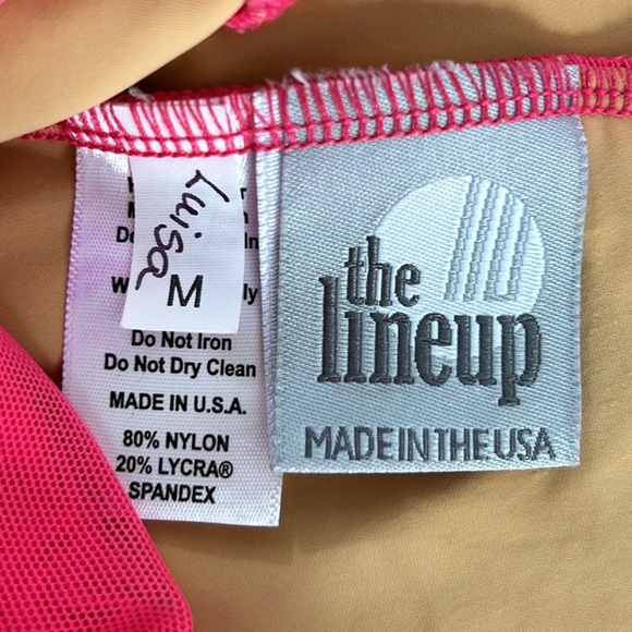 The Lineup CARLSBAD BIKETARD Barbie Pink 2 piece Dance Costume MA - Picture 8 of 8